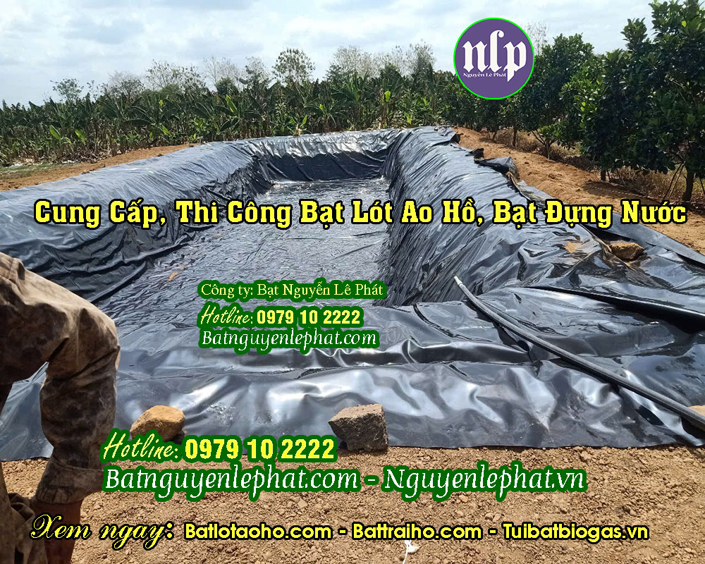 Bạt Đựng Nước Làm Hồ Tưới Cây