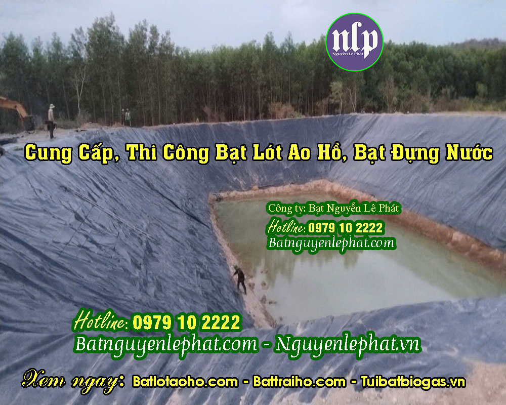 Chuyên Cung Cấp Và Lắp Đặt Bạt Lót Hồ Theo Yêu Cầu Tại Gia Lai