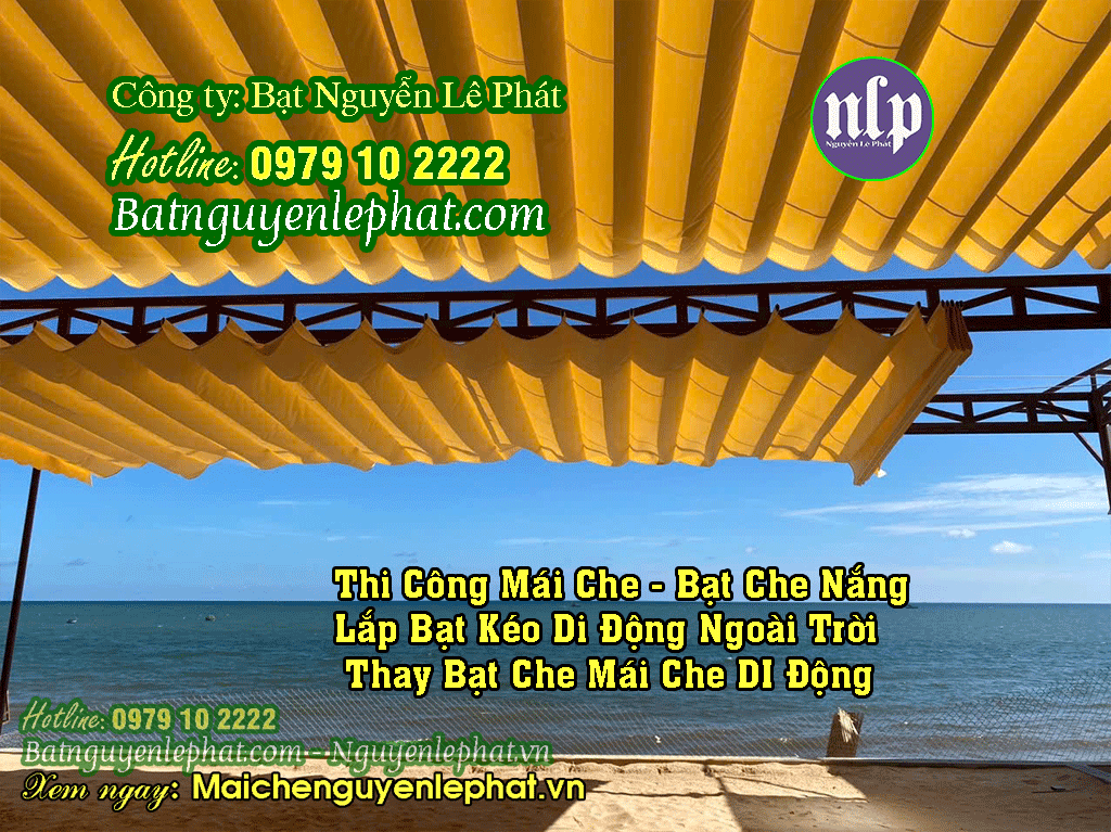 Mái che bạt che lượn sóng