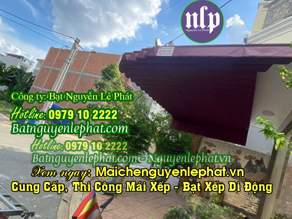 Lắp Mái Hiên Mái Xếp Bạt Che Nắng Tại Bình Dương