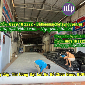 Chuyên lắp đặt bạt lót hồ theo yêu cầu tại Gia Lai