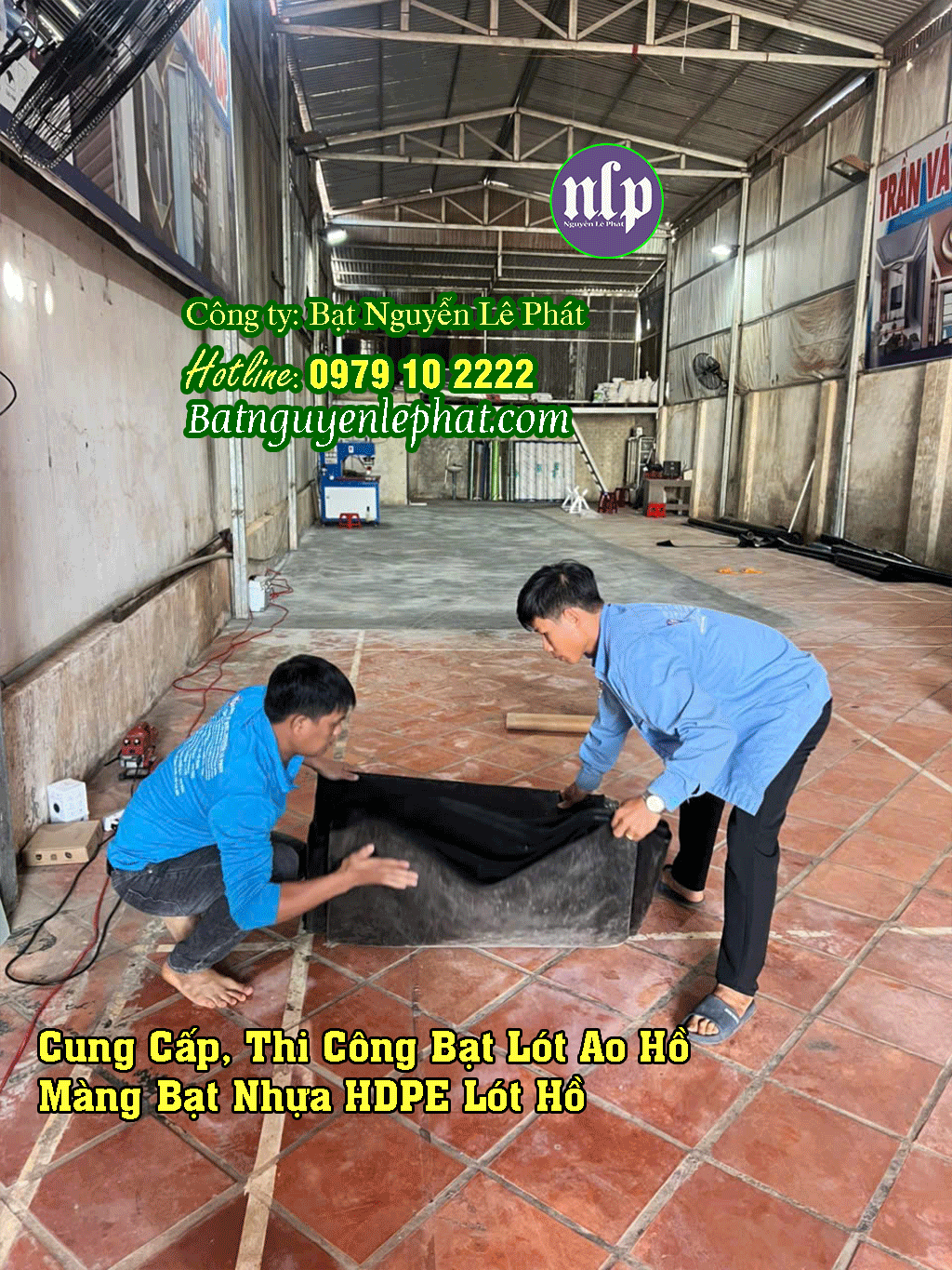 Cung cấp bạt lót hồ HDPE